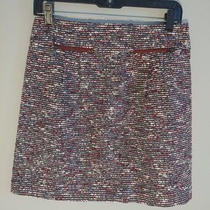 Purple Patterned Winter Skirt